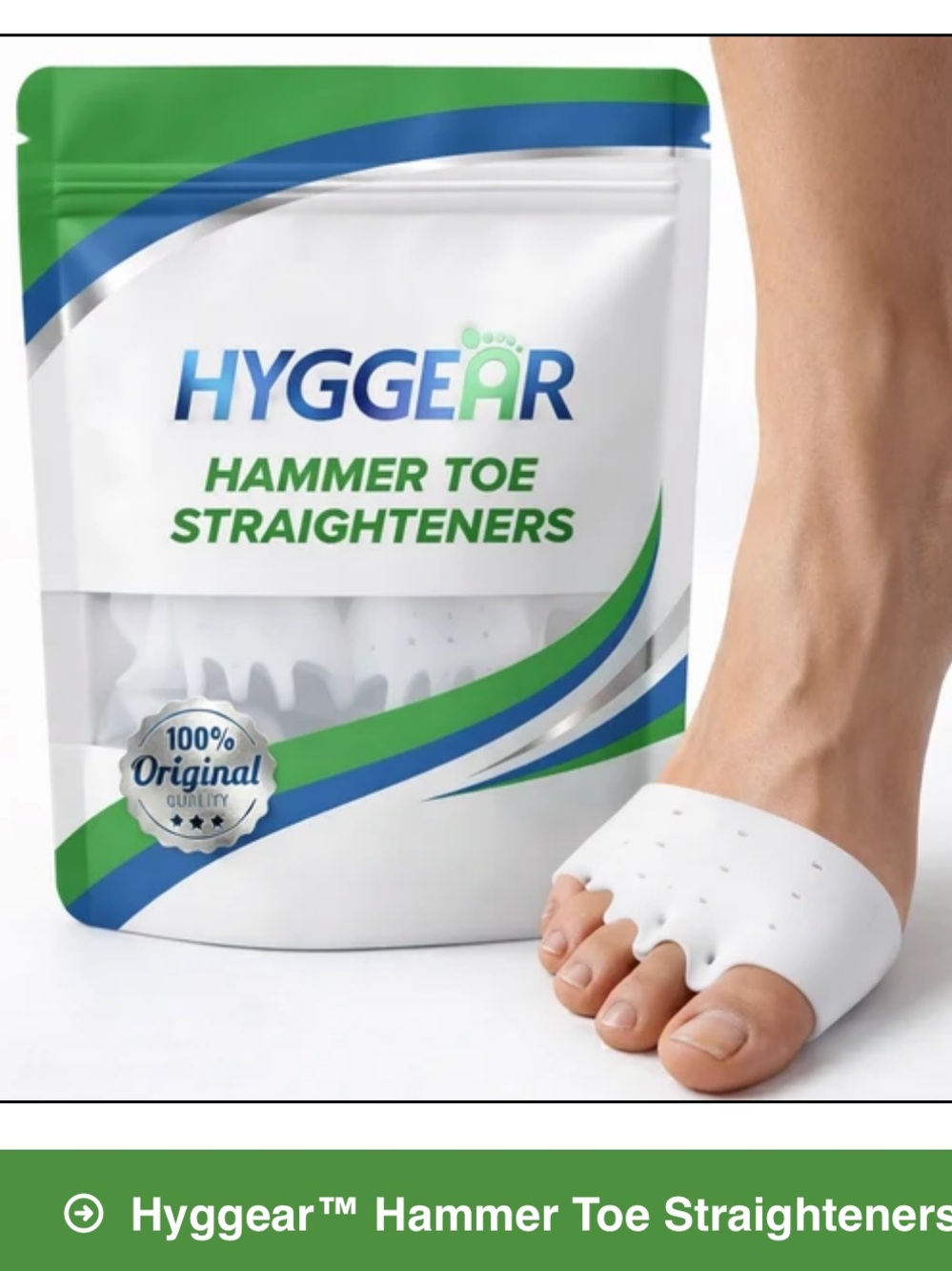 Hammer Toe Straighteners — White Toe Separator (4)